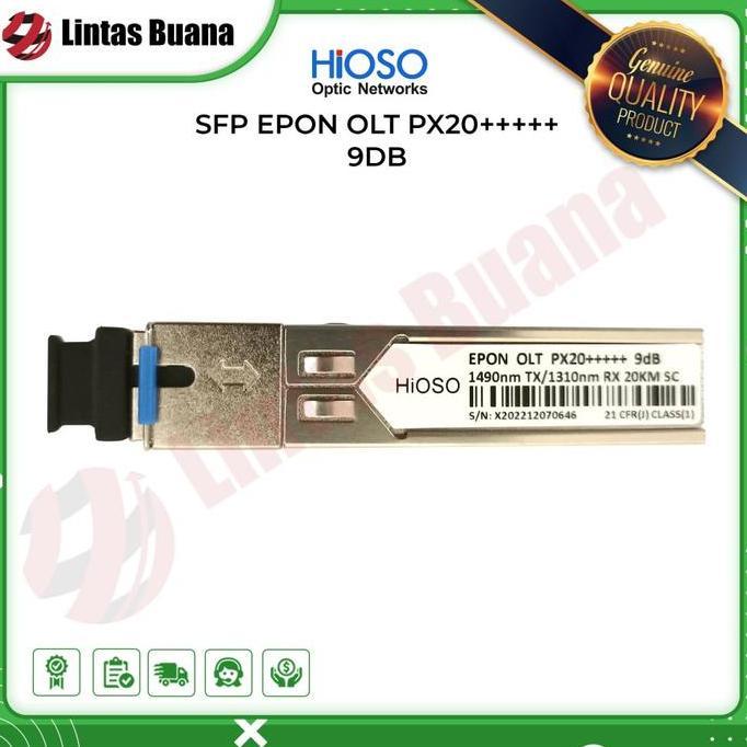 NEW HIOSO SFP EPON OLT PX20+++++ 9DB