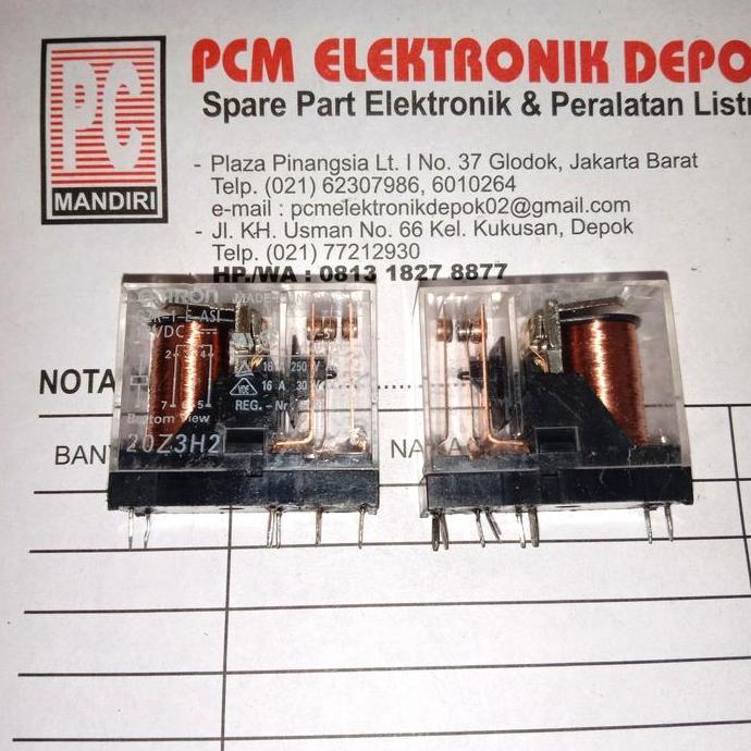 Promo Relay G2R-1-E DC12V OMRON 8pin 16A 12VDC 12 V 8 Pin Diskon