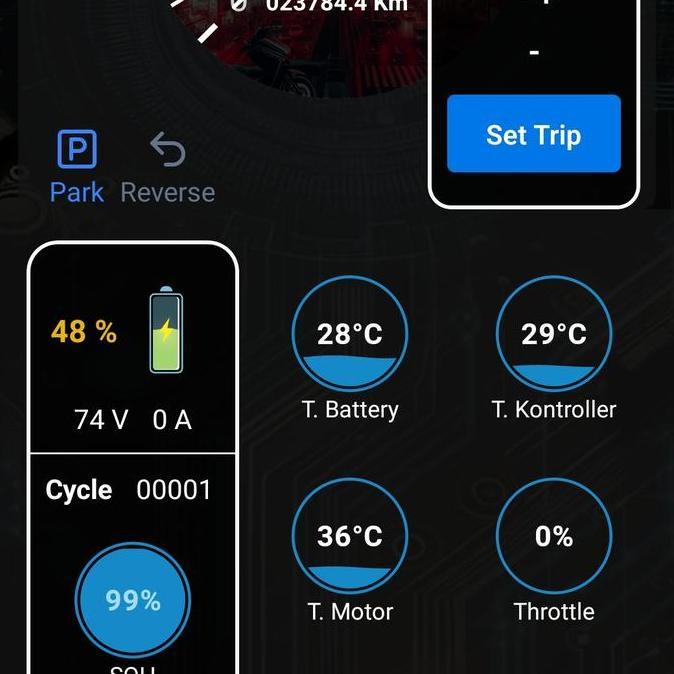 BEBAS ONGKIR - Baterai Gesits Original Battery 72V Motor Listrik