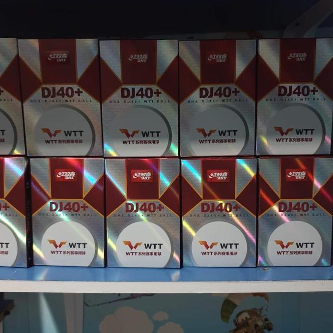 TERMURAH - Bola Tenis Meja 3 bintang DHS WTT baru Original 100 persen