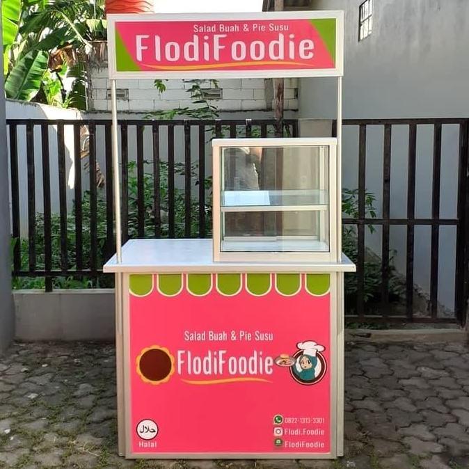 Terlaris Booth Portable Etalase Mini Gratis Branding