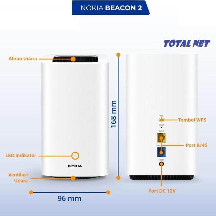 Nokia Wifi Beacon 2 Home Wifi Gateway Mesh Router Extender Repeater