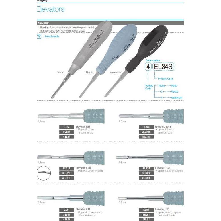 Osung Root Elevator / Dental Bein Gigi Original