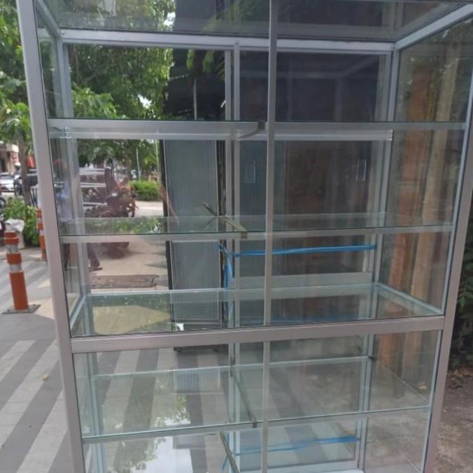 Terlaris Etalase Piala | Etalase Susun Sekolah | Etalase Display Piala | Etalase Kaca Aluminium | Et