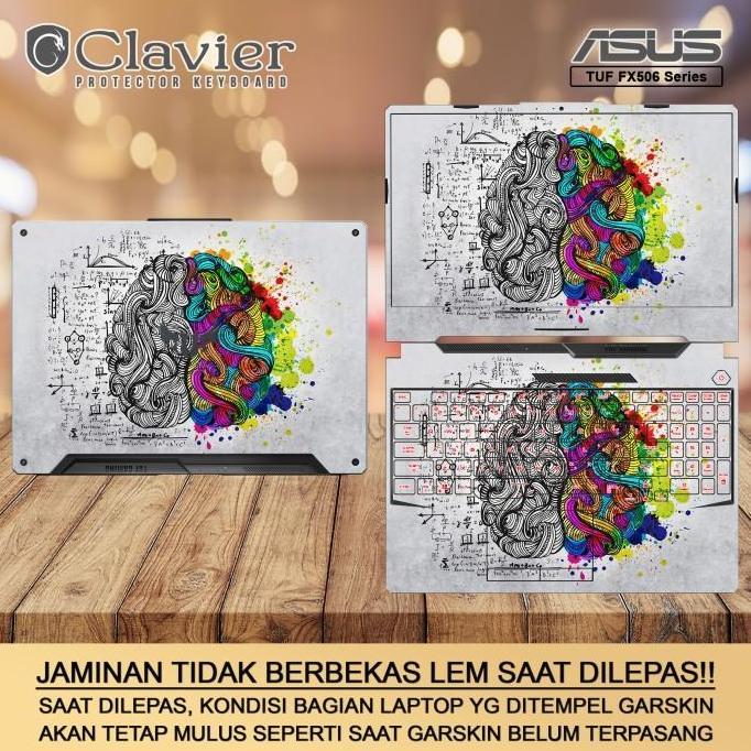Cover Garskin Laptop Asus TUF F15 FX506 FX506H FX506HE FX506HM Bening