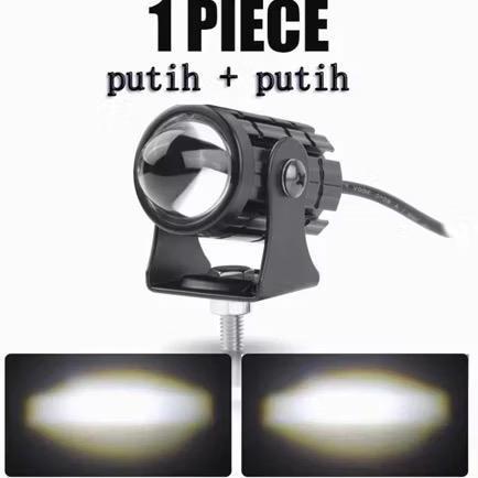 NOICHERS Lampu laser lampu led laser mini driving dual color putih kuning Motorcycle