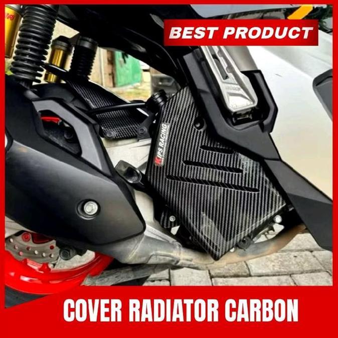 Cover Radiator Pcx 160 Carbon Model Kips Racing / Tutup Radiator Pcx 160 Tutup Motorcycle Radiator S