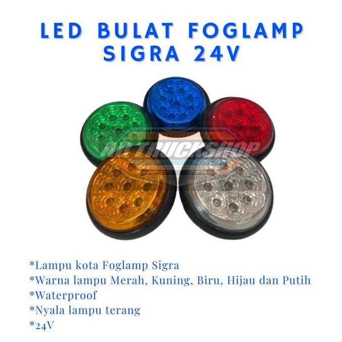 PIXKO Led Bulat Lampu Kota Foglamp Sigra 24V mobil
