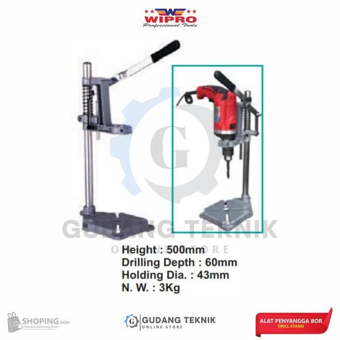 GUNMED Drill Stand Bor WIPRO DS-500 / Dudukan Penyangga Bor WIPRO DS500