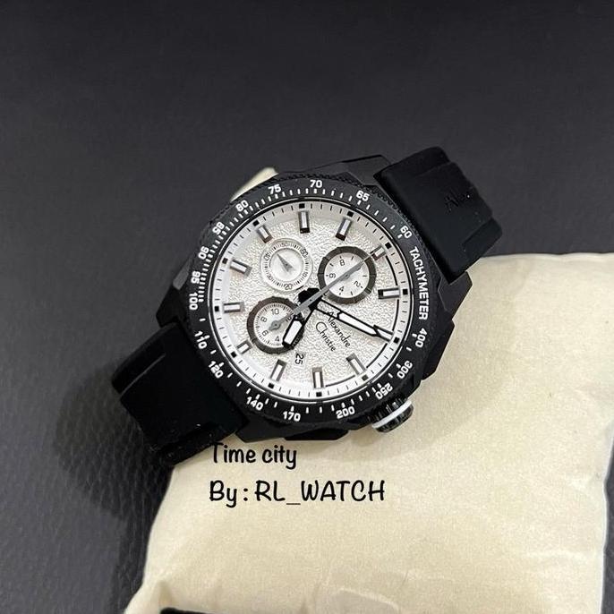 Terlaris Jam Pria Alexandre Christie Ac6688 Karet