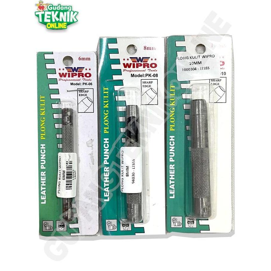 RXT Plong Pelubang Manual Kulit Karet Kertas 6mm 8mm 10mm 12mm 14mm WIPRO / Alat Pelubang Lubang Pem