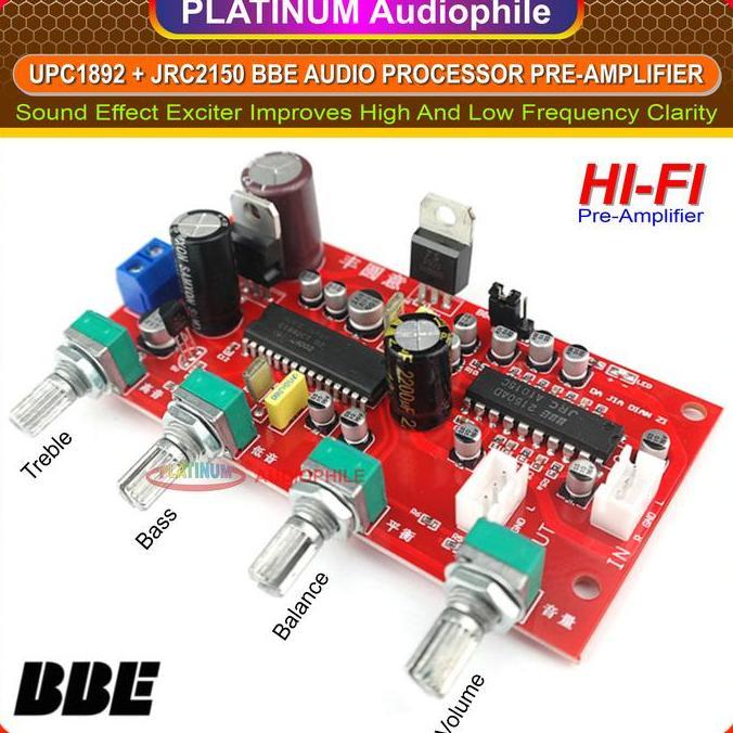 ESOKUIKI Modul BBE Audio Processor JRC 2150 UPC 1892 Tone Preamp Sound Effect Treble Bass BBE-03