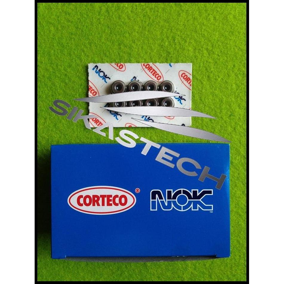 TERBARU 90913-02067 SET VALVE STEM OIL SEAL / SIL KLEP LENGKAP 12 PCS TOYOTA 1E 2E STARLET EP70 1000