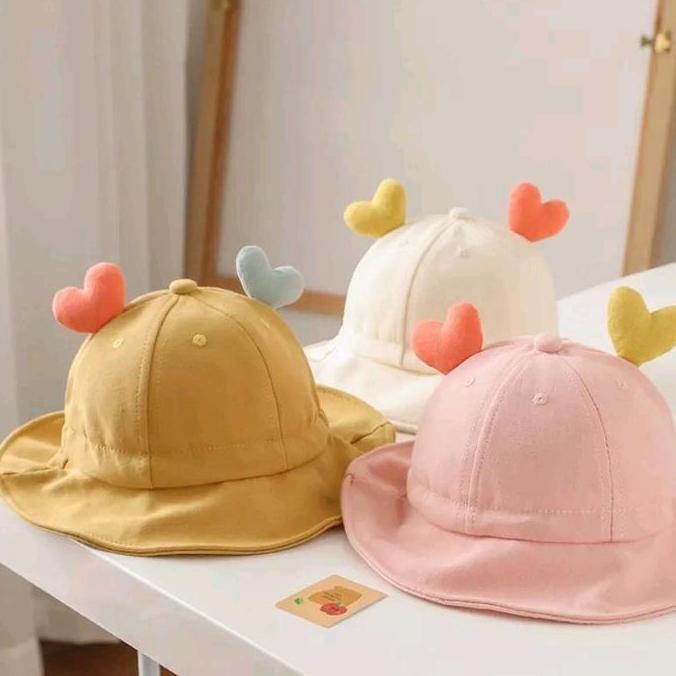 topi bayi 6bln-2thn korea style import topi anak perempuan murah topi bayi lucu