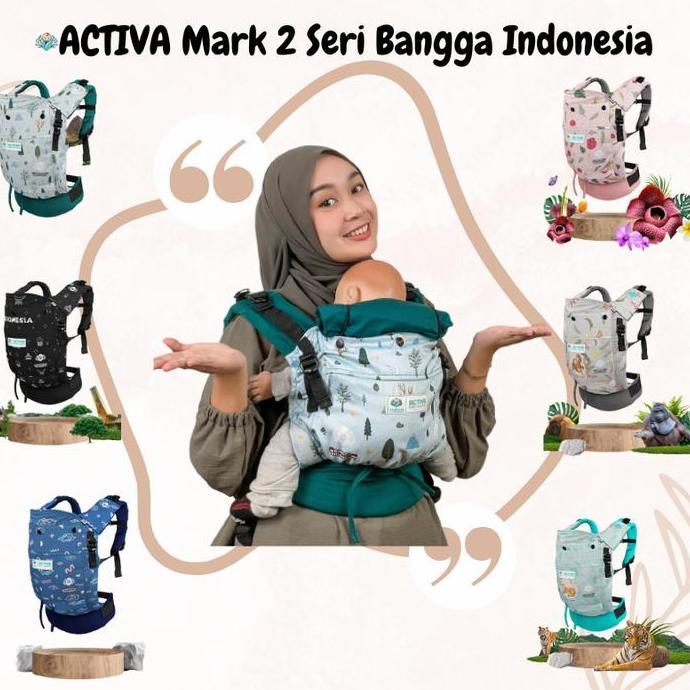 Gendongan Bayi Activa Bayiku Id Baby Carrier Ssc Seri Bangga Indonesia