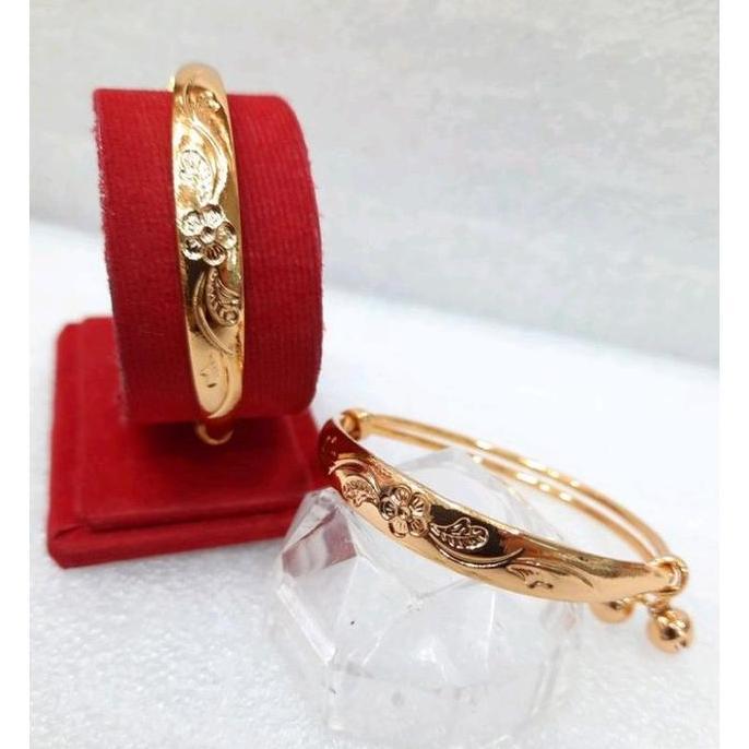 Pelangi Surabaya - Gelang Bayi Berlapis Emas