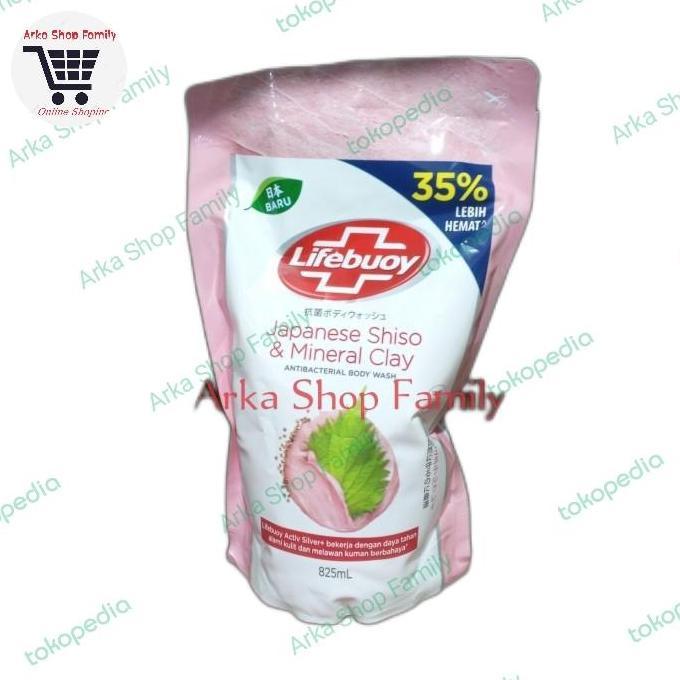 LIFEBUOY Japanese BodyWash Sabun Mandi Cair Shiso & Mineral Clay 900ml