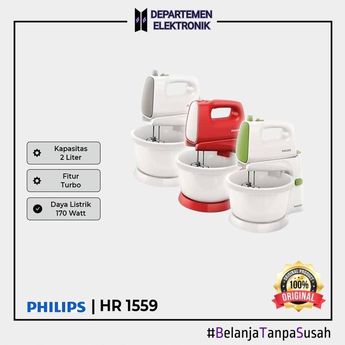 Philip Standing Mixer Hr-1559 / Hand Mixer /