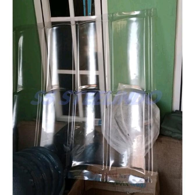 Antimateri- Atap Baja Ringan Genteng Metal Pasir 2X4 Hitam Merah Hijau Biru Coklat