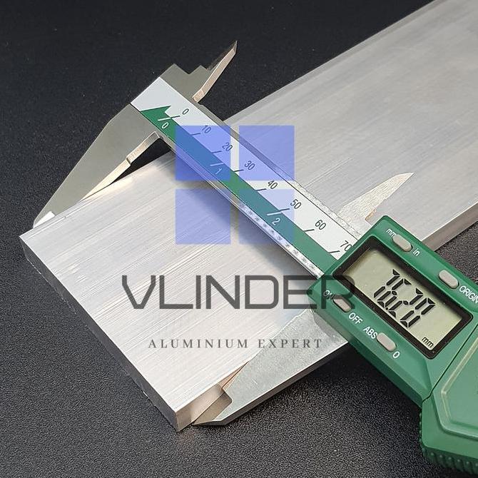 Antimateri- Plat Aluminium Strip 75 Mm X 9.5 Mm