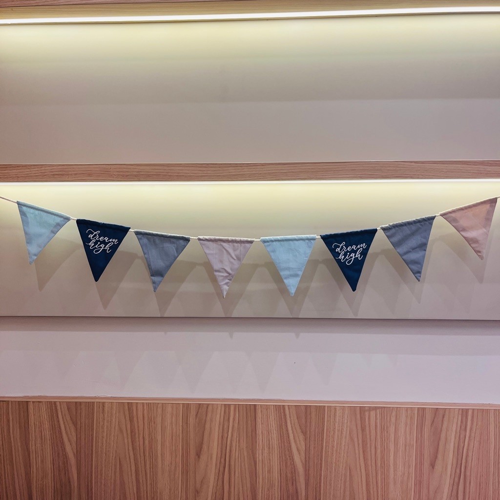 Lettering and Life Garland Flag