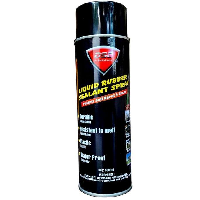Potere- Dsc Rubber Sealant Spray Cat Anti Karat / Penambal Atap Bocor Waterproof