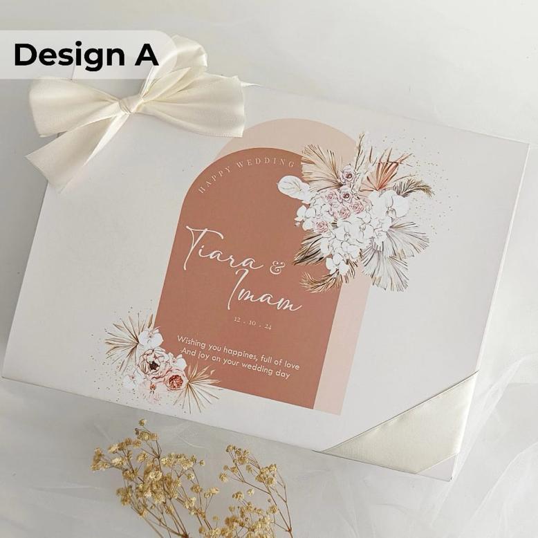 Hampers Handuk Couple Pasangan Gift Set Box Handuk Hampers Wedding Pernikahan Wedding Gift