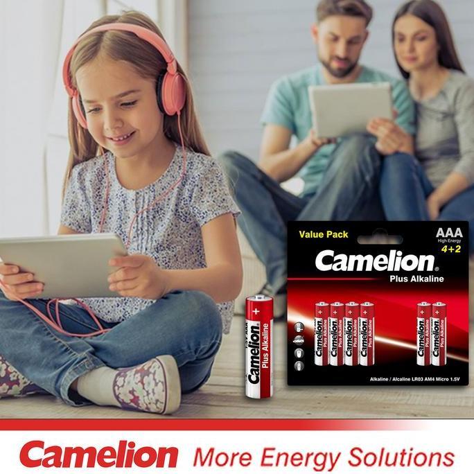 Nascosta- Camelion Baterai Alkaline Aaa 4 + 2 | Baterai Alkaline A3 Isi 6