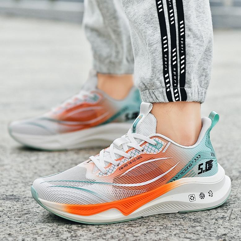 new deals sepatu pria wanita uk 37-46 original sneakers running trail jogging lari olahraga sport pu
