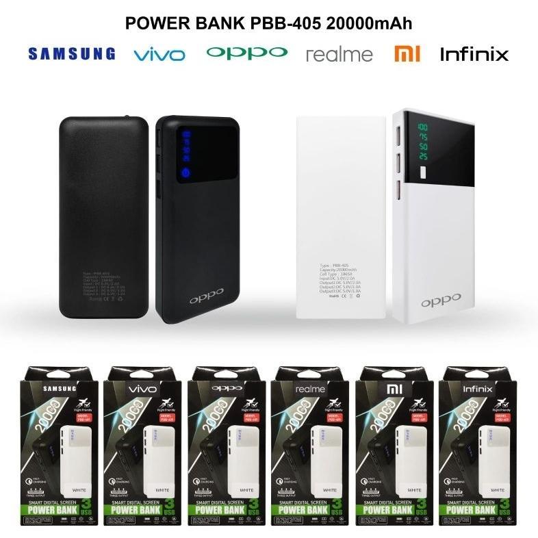 Hot Product Powerbank Samsung 20000Mah Power Bank Samsung 20000Mah 3Usb Led Pbb-405 Kw
