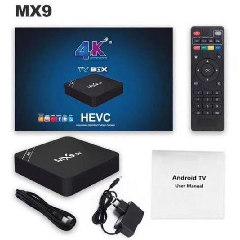 Androit Tv Box Mx9 Quard Core 2Gb+16Gb Hdmi Sd Slot  Tv Set-Top Box Media Player