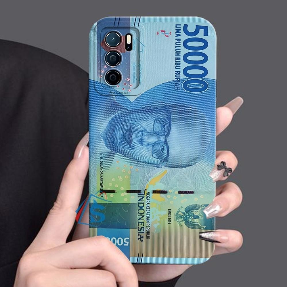 cuci gudang [sharkcase] softcase oppo a16 a16s a54s a54 a55 4g a15 a15s a16k a16e motif uang kekinia