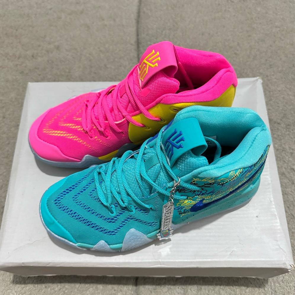 big promo sepatu basket kyrie 4 nba 2k18 teal pink premium original