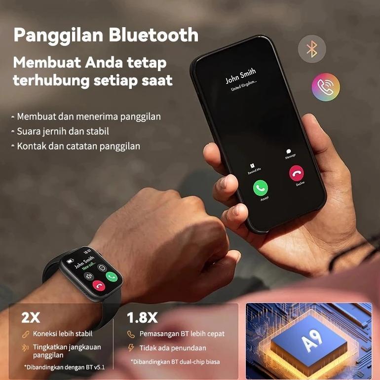 Cuci Gudang Kairos Smartwatch S11 Max With 2.3" Hd Amoled Gps Nfc Waterproof Bluetooth Call Jam Smar