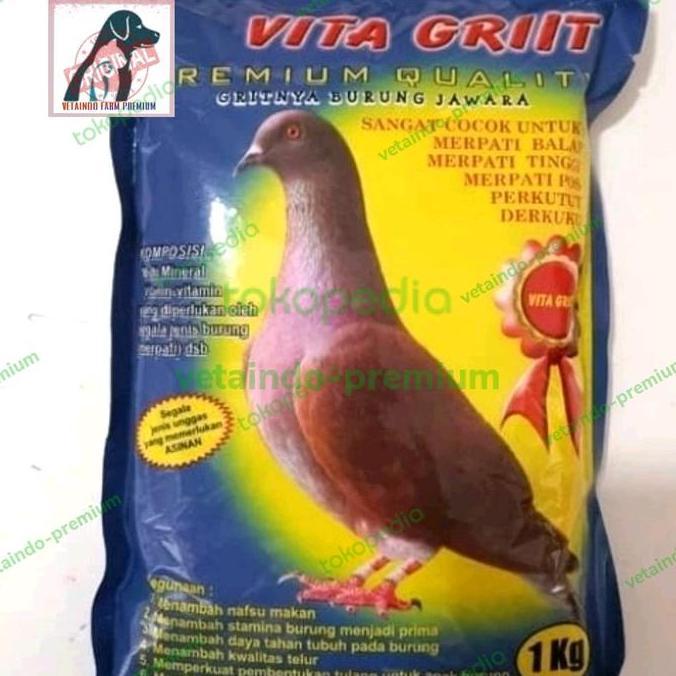 Fugl- Vita Grit - Vita Griit Asian Burung Merpati Dara Balap Kolong Tinggi