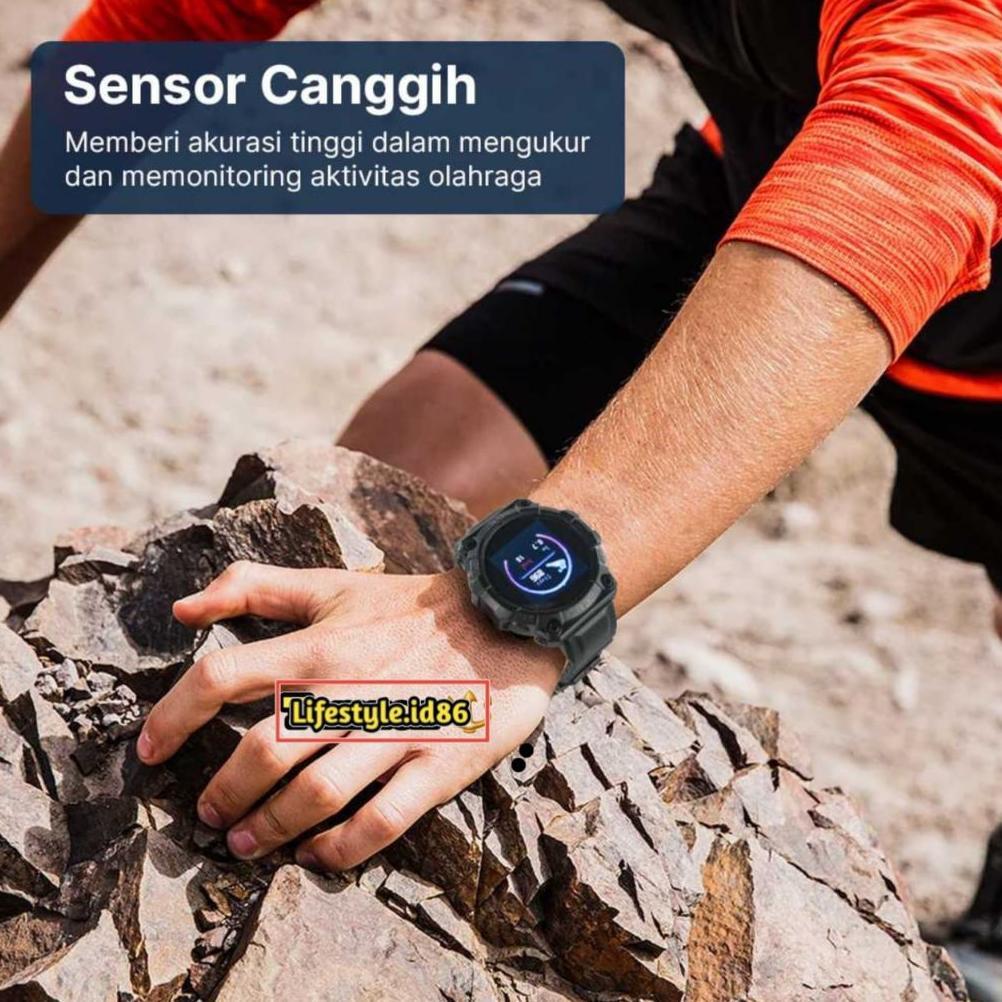 BIG PROMO Jam tangan Hp Android 4G 5G sporty notif whatsapp camera foto music control remote sensor 