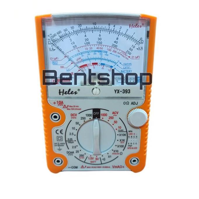 Hiyahiya- Multitester Multimeter Heles Yx-393 Yx393 Yx 393 Original Heles