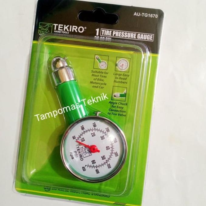 Hiyahiya- Pengukur Tekanan Ban Tekiro Alat Ukur Ban 0-60Psi Psi