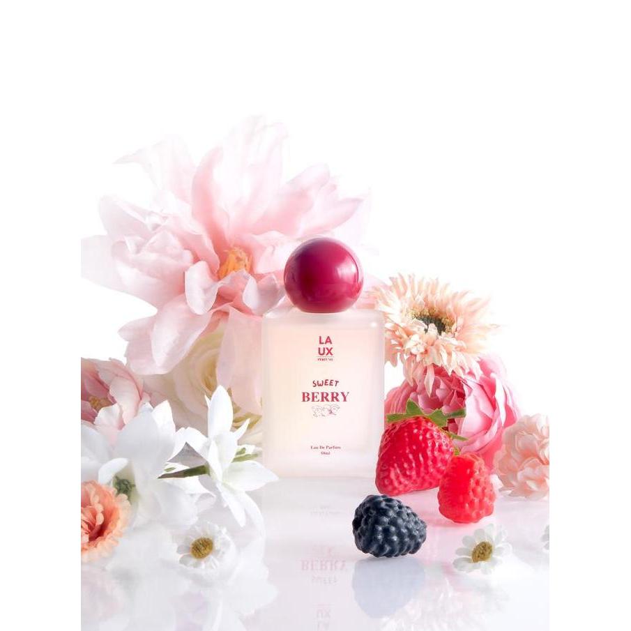 Profumo- Laux Perfume Sweet Berry Eau De Parfum 30 & 50 Ml Aroma Manis Segar Floral Berry Soft Fresh