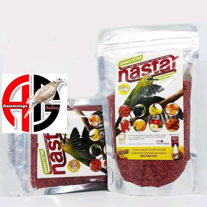 Fugl- Voer Nastar Pleci Voer Harian Burung Pleci