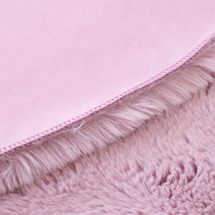 Informa Karpet 120 cm Frosty Faux Fur - Ungu Alas Lantai Keset Bulu Penutup Dekorasi Ruangan Pelapis