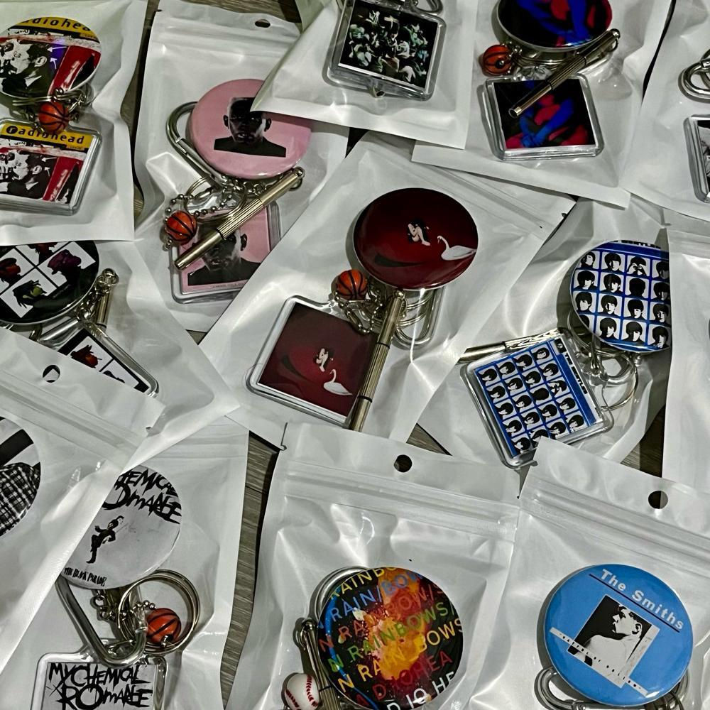 Carabiner Keychain Skena | Deftones | Carabiner Keychain Deftones | Music