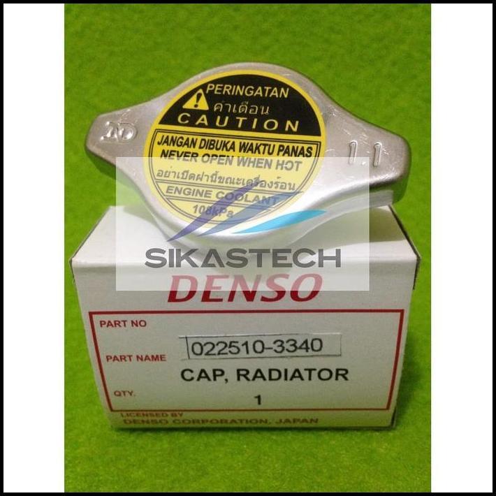 TERLARIS TUTUP RADIATOR CAP 1.1 BAR KEPALA KECIL TOYOTA ETIOS SIENTA WISH DENSO 