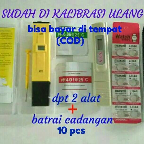 Hiyahiya- Paket Ph Meter Digital Dan Tds Meter / Alat Ukur Ph Dan Tds