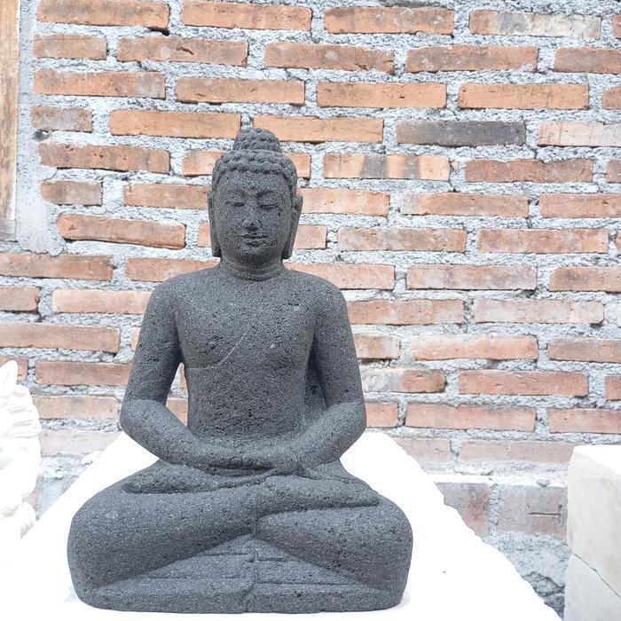 patung BUDDHA batu merapi