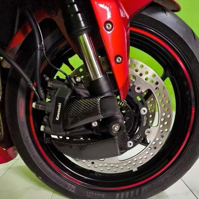 AIR SCOOP AIR DUCT KALIPER PENDINGIN KALIPER DISC BRAKE NINJA ZX25R ZX25RR ZX4RR ZX636 MOGE UNIVERSA