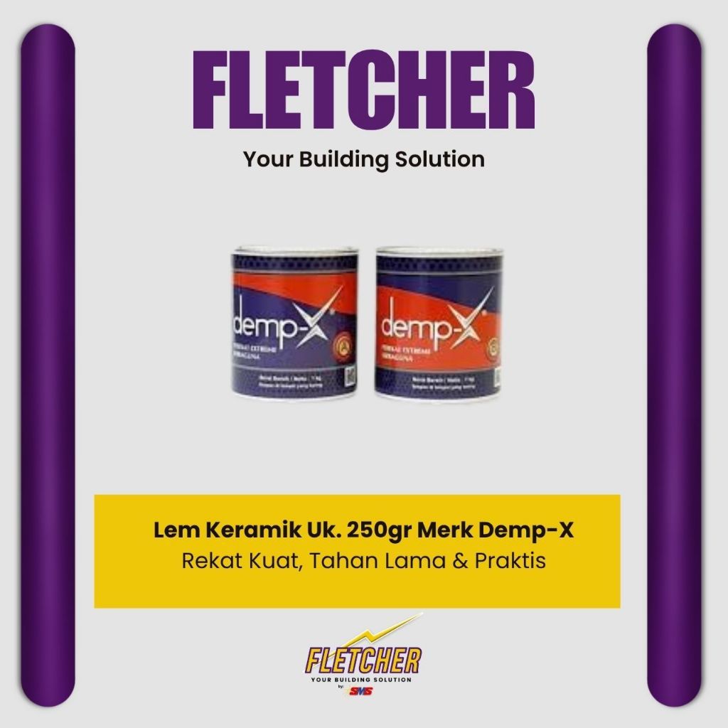 Lem Keramik Uk. 250Gr Merk Demp-X / Lem Keramik Anti Bocor