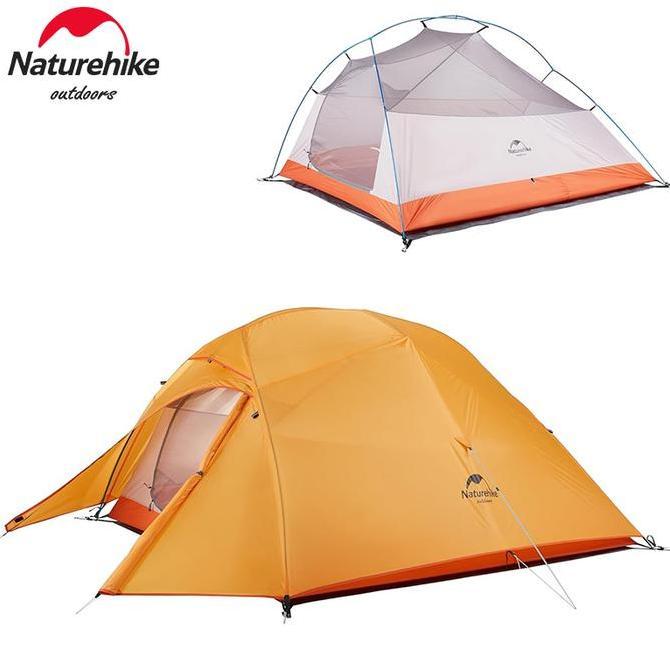 Terlaris Naturehike Cloud Up 3 Person Backpacking Tent 20D Ultralight Waterproof Shelter Tent Outdoo