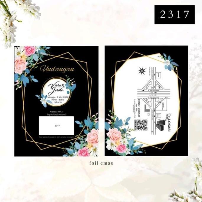 100set ERBA 2317 Era Baru Blangko Undangan Nikah Invitation Cards