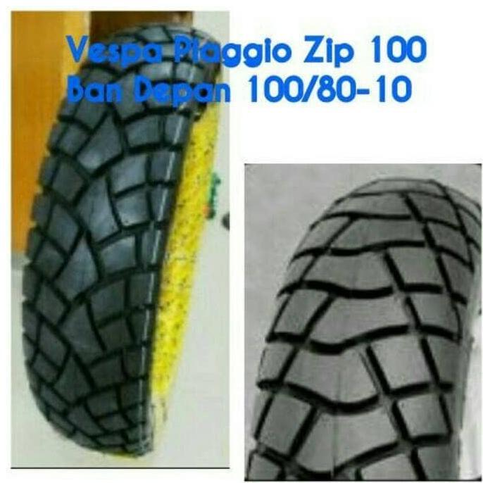 Ban Luar 100 80 10 100/80 10 Tubeless Deli Tire Sllow